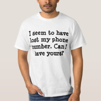 Je semble avoir perdu mon T-shirt de numéro de