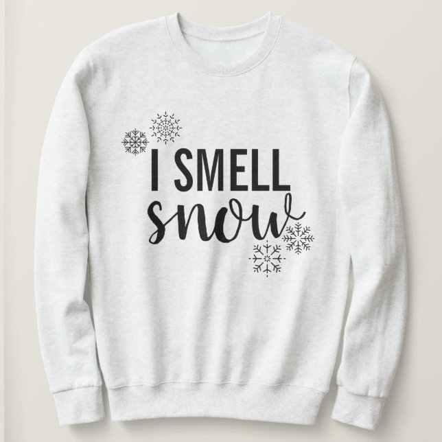 Je sens le Sweatshirt de neige (Design devant)