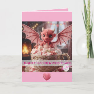 Je serai bref. Sois à moi. Carte de St-Valentin