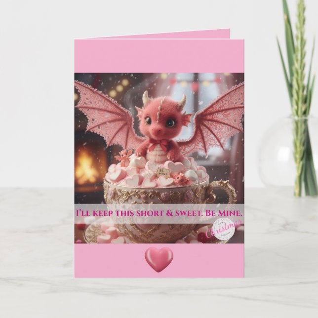 Je serai bref. Sois à moi. Carte de St-Valentin (Devant)