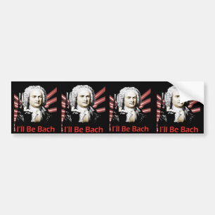 Je serai des autocollants de Bach (pare-chocs)
