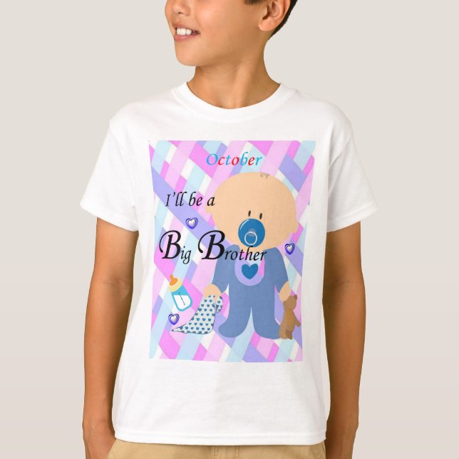 Je serai un T-shirt Big Brother, October Boys (Devant)