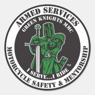 Je Serve...Je Ride Sticker