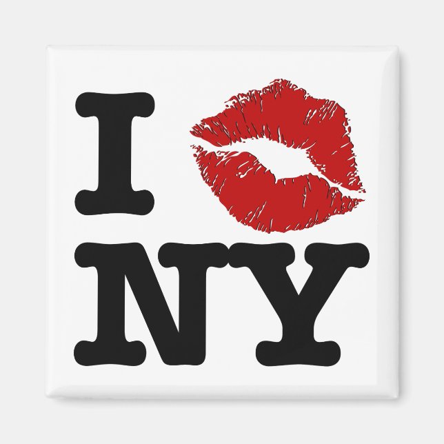 Je "smooch" Magnets new-yorkais (Devant)