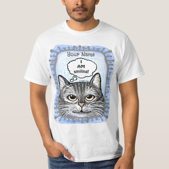 Je Souriais Rats Chat T-Shirt (Devant)