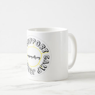 Je soutiens le blanc de tasse de CJ