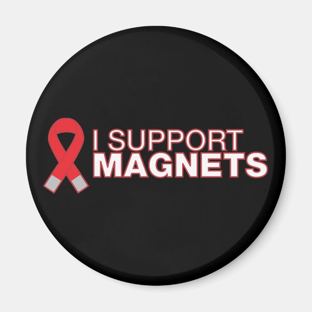Je soutiens les magnets (Devant)