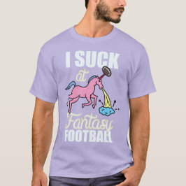 Je suce au T-shirt de licorne du football