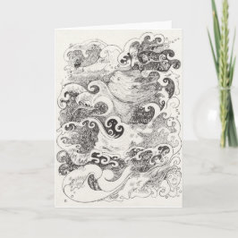 "Je suis allé m'asseoir tranquillement carte de