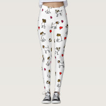 Je suis amoureux des leggings Jack Russell Terrier