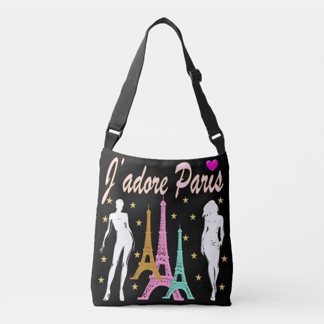 JE SUIS AMOUREUX DU SAC FOURRE-TOUT DE PARIS (Devant)