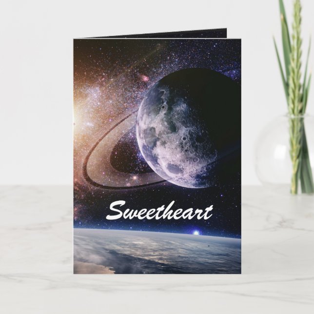 JE SUIS AU-DESSUS DE LA carte LUNE VALENTINE (Devant)