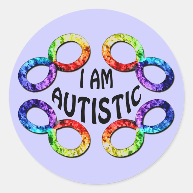 Je Suis Autocollants Autistes (Devant)