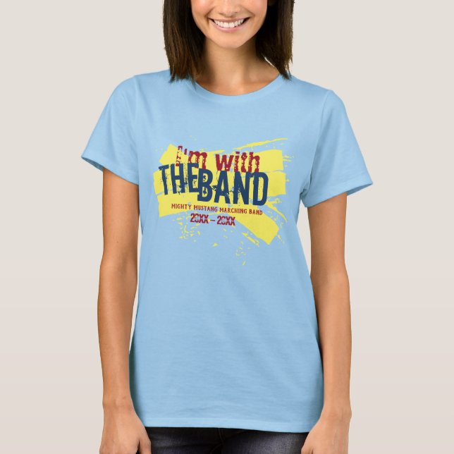 Je suis avec la bande | T-shirt maman de la bande  (Devant)