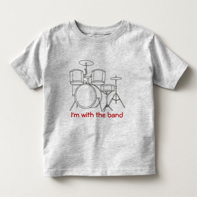 Je suis avec le contour de noir de T-shirt de (Devant)