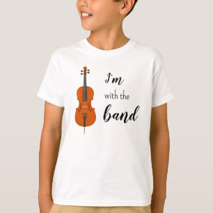 Je suis avec le T-Shirt Cello Kid Band