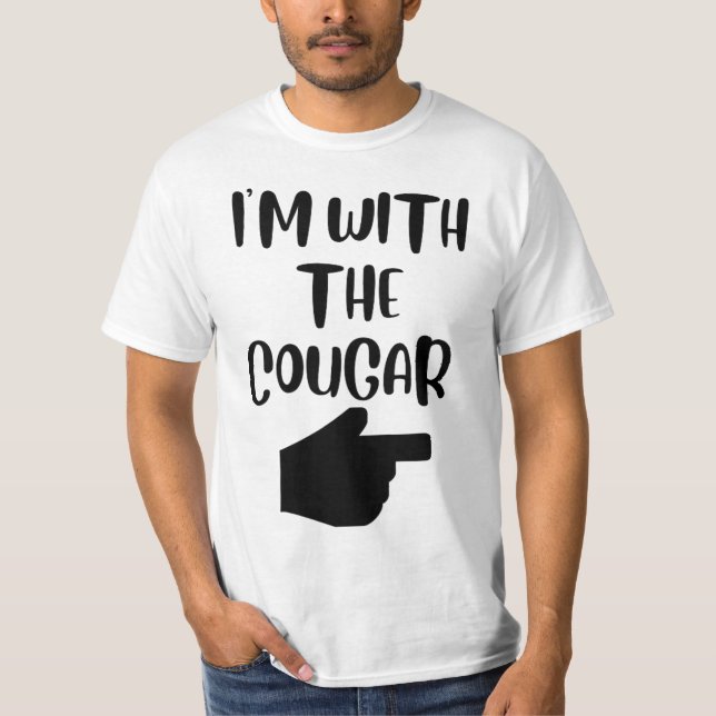 Je suis avec le T-shirt Cougar (Devant)