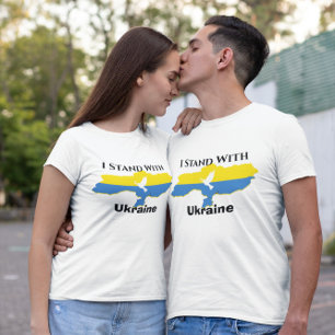 Je Suis Avec Le T-shirt De Soutien De L'Ukraine
