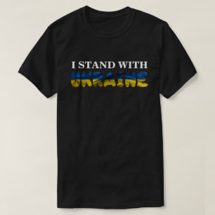 JE SUIS AVEC LE T-shirt UKRAINE