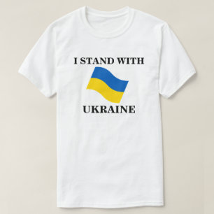 JE SUIS AVEC LE T-shirt UKRAINE