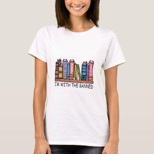Je suis avec les livres interdits, t-shirt femme