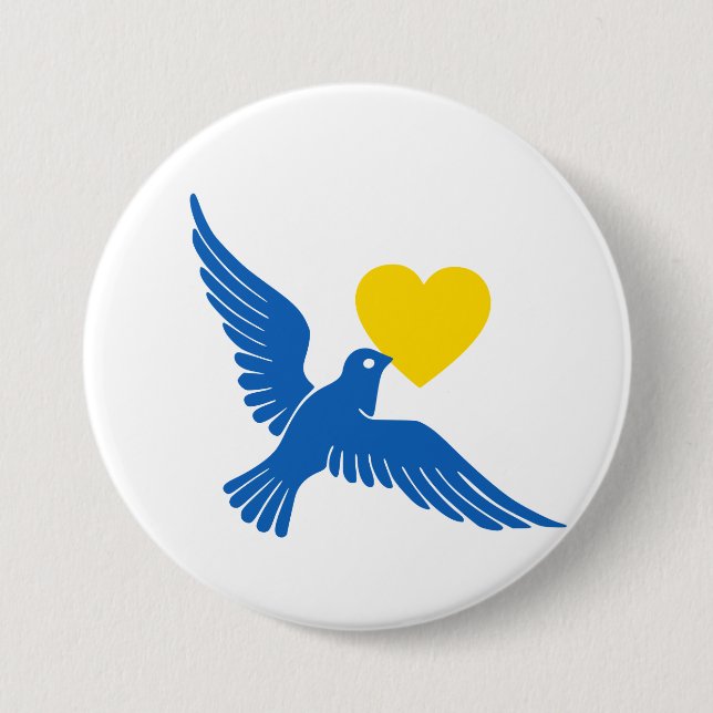 Je suis avec l'Ukraine ! ! ! Badge (Devant)