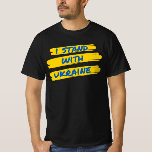 Je Suis Avec L'Ukraine, L'Ukraine - T-shirt Couleu