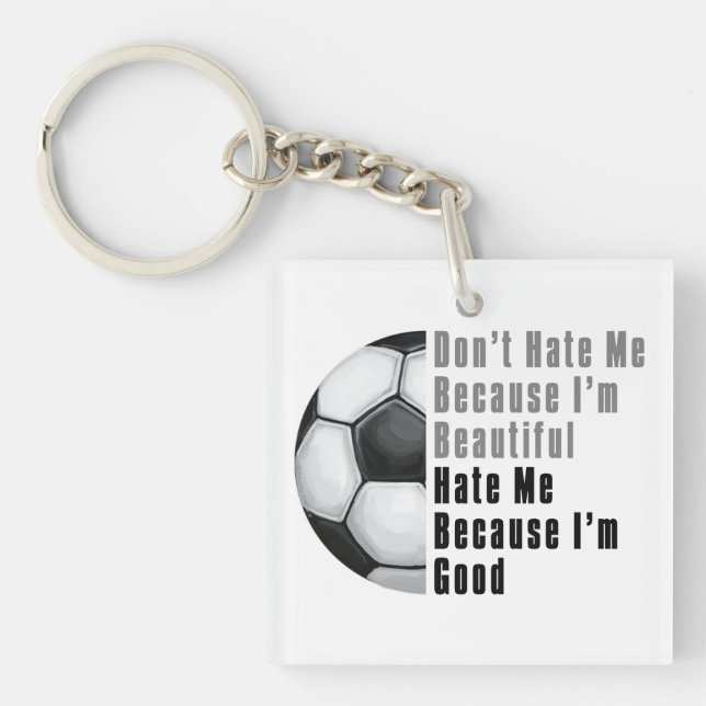 Je Suis Beau Je Suis Bon Soccer Ball (Devant)