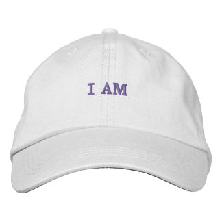 "JE SUIS" Casquette de baseball brodé