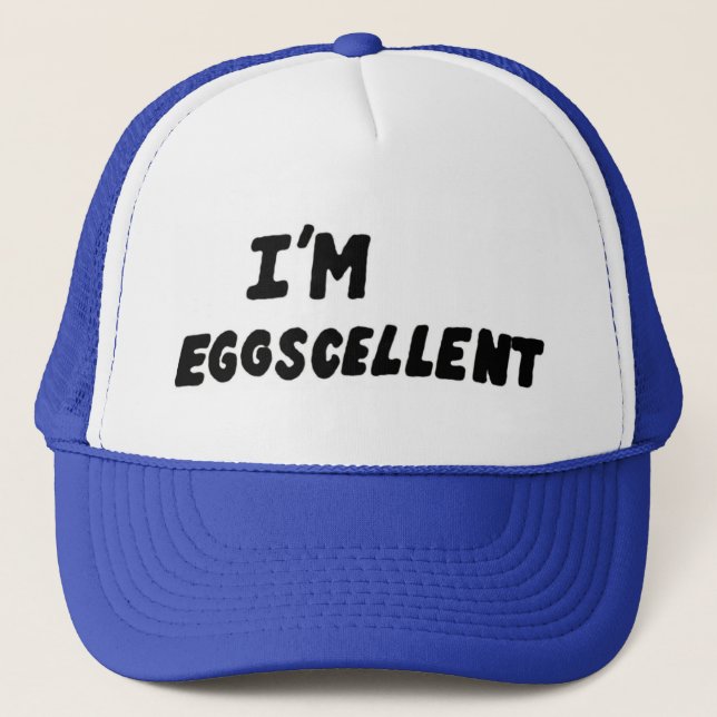 Je suis casquette de camionneur d'Eggscellent (Devant)