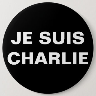JE SUIS CHARLIE - ICH BIN CHARLIE BUTTON