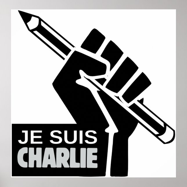 Je suis Charlie Poster (Vorne)