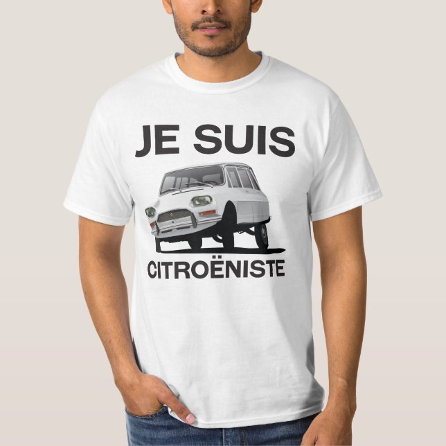 Je suis citroëniste - CitroënAmi 8 T-Shirt (Vorderseite)
