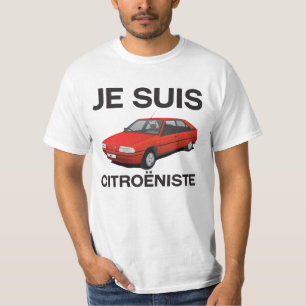 Je suis citroëniste - rotes Citroën BX T-Shirt