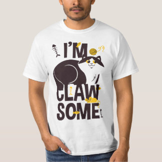 Je suis Clawsome - Drôle T-Shirt Amoureux des chat
