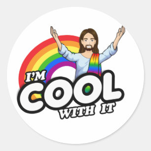 Je suis cool avec le T-shirt Classic Round Sticker