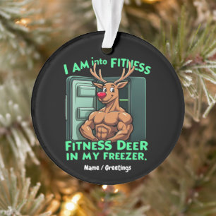 Je suis dans le fitness, cerf de fitness dans mon 