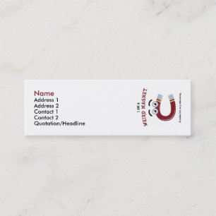 Je suis de modèle étrange de carte de profil