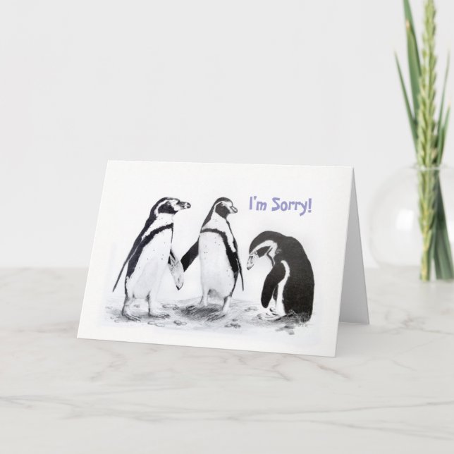 Je suis Désolé Carte (Devant)