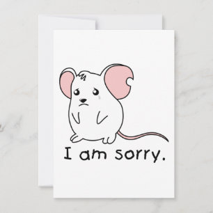 Je suis désolé de pleurer le timbre de carte de so