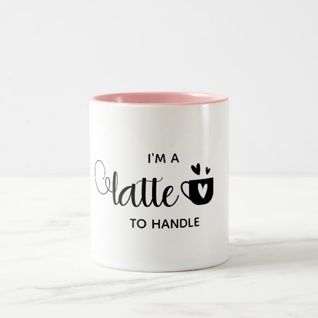 Je suis en retard pour gérer une mignonne tasse à  (Centre)