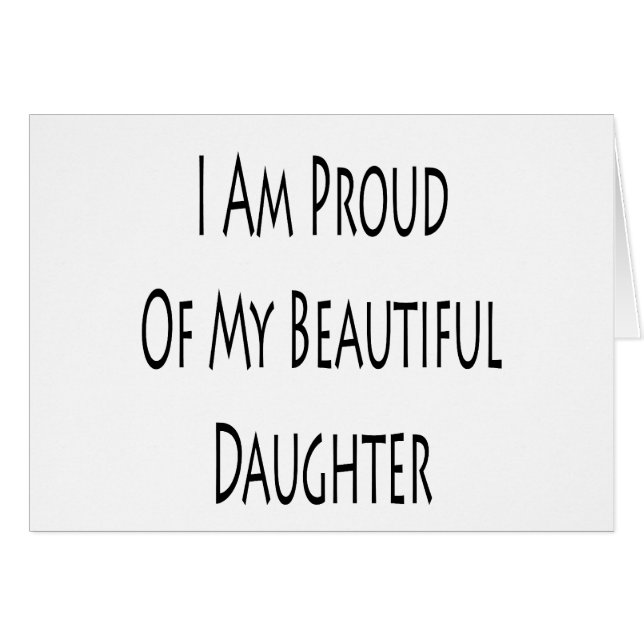 Je suis fier de ma belle fille (Devant horizontal)