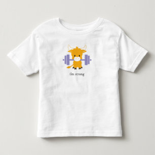 Je suis fort ! Année du T-shirt Zoodiac Ox