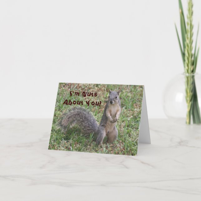 Je suis fou de vous Carte de vœux Inspirante (Devant)