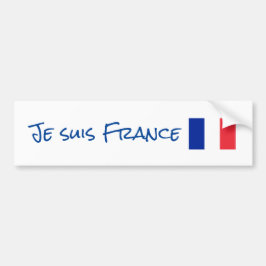 Je suis France Autoaufkleber