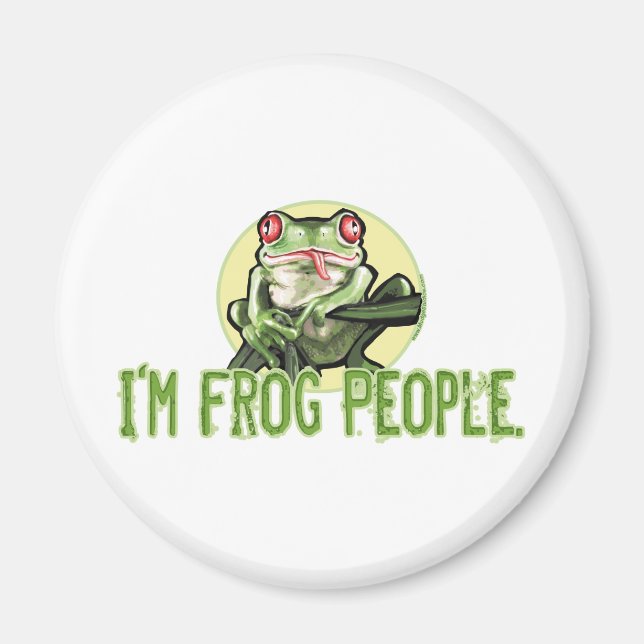 Je suis Frog People. Magnet (Devant)