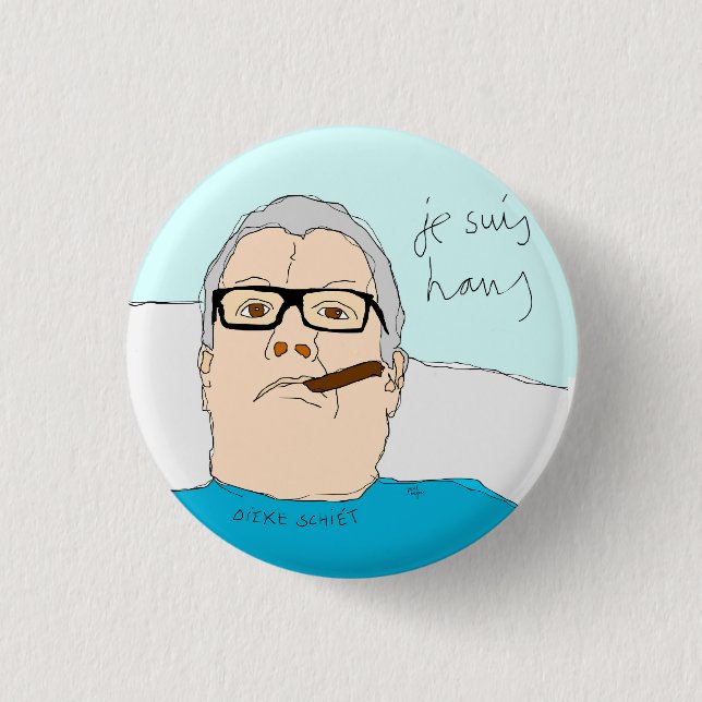 je suis hans button (Vorderseite)