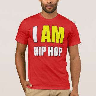 "JE SUIS HIP HOP" LETTRES JAUNES EN HAUT