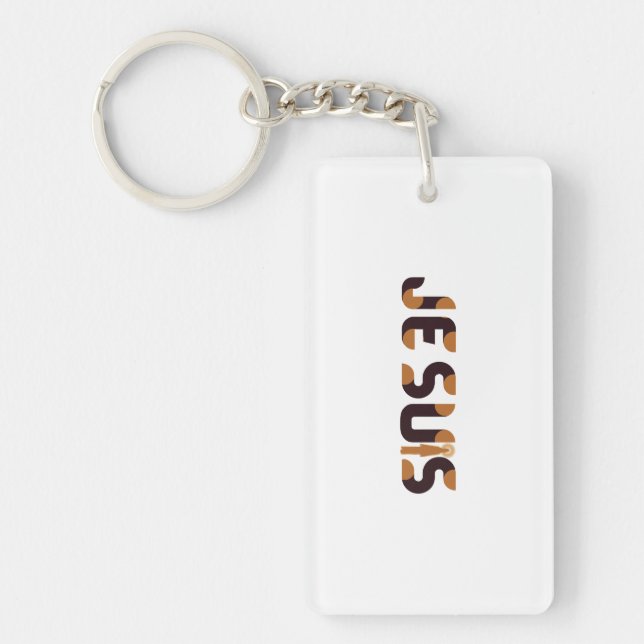 Je Suis - Jesus, ich bin ein Begriff Schlüsselanhänger (Vorderseite)