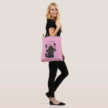 Je suis juste une fille Sac fourre-tout chat noir